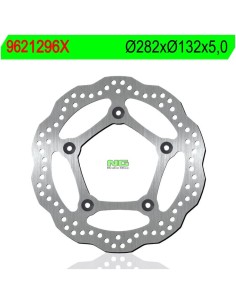 Disco de Freno NG Ondulado 1296X Ø282 x Ø132 x 5 (DIS1296X)