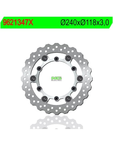 Disco de Freno NG Ondulado 1347X Ø240 x Ø118 x...