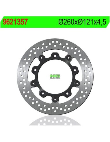 Disco de Freno NG Flotante 1357 Ø260 x Ø121 x...
