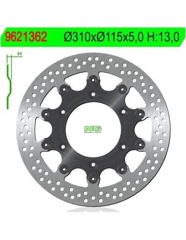 Disco de Freno NG 1362 Ø310 x Ø115 x 5 (DIS1362)
