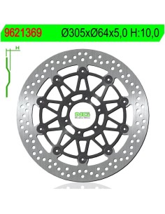 Disco de Freno NG Flotante 1369 Ø305 x Ø64 x 5 (DIS1369)