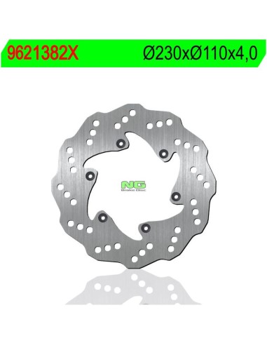 Disco de Freno NG Ondulado 1382X Ø230 x Ø110 x...