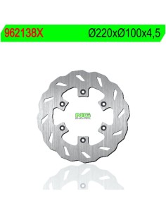 Disco de Freno NG Ondulado 138X Ø220 x Ø100 x 4.5 (DIS138X)