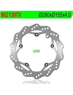 Disco de Freno NG Ondulado 1397X Ø280 x Ø155 x 4 (DIS1397X)