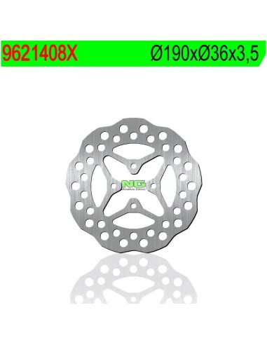 Disco de Freno NG Ondulado 1408X Ø190 x Ø36 x...