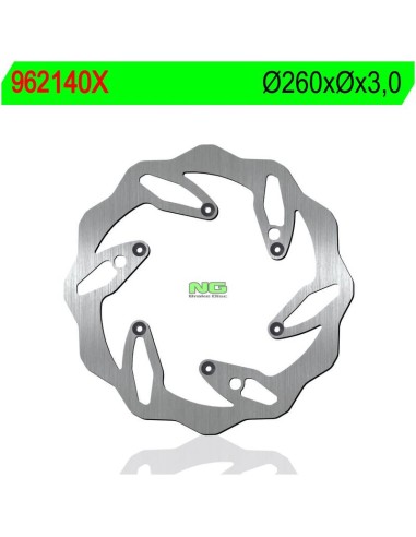 Disco de Freno NG Ondulado 140X Ø260 x 3 (DIS140X)