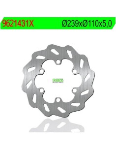 Disco de Freno NG Ondulado 1431X Ø239 x Ø110 x 5 (DIS1431X)