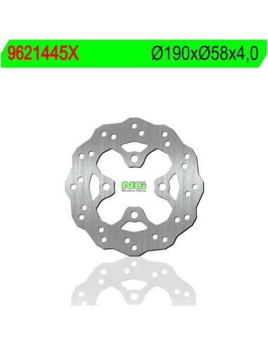 Disco de Freno NG Ondulado 1445X Ø190 x Ø58 x 4...