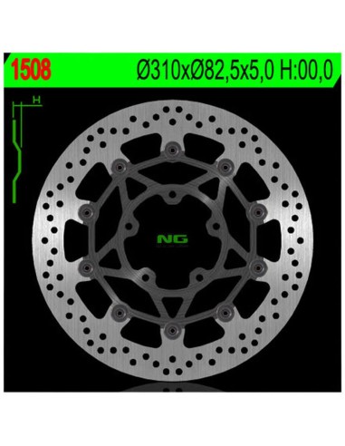 Disco de Freno Flotante NG 1508 Ø310 x Ø82.5 x...