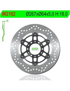 Disco de Freno NG 162 Ø267 x Ø64 x 5 (DIS162)