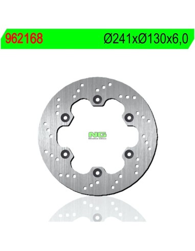 Disco de Freno NG 168 Ø241 x Ø130 x 6 (DIS168)