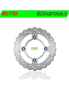 Disco de Freno NG Ondulado 175X Ø230 x Ø100 x 6 (DIS175X)