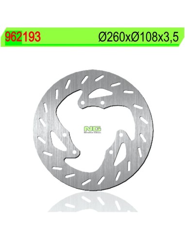 Disco de Freno NG 193 Ø260 x Ø108 x 3.5 (DIS193)