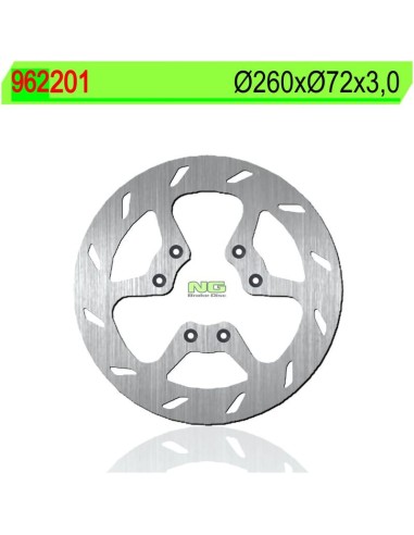 Disco de Freno NG 201 Ø260 x Ø72 x 3 (DIS201)