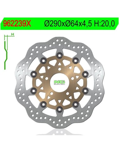 Disco de Freno NG 239 Ø290 x Ø64 x 4.5 (DIS239X)