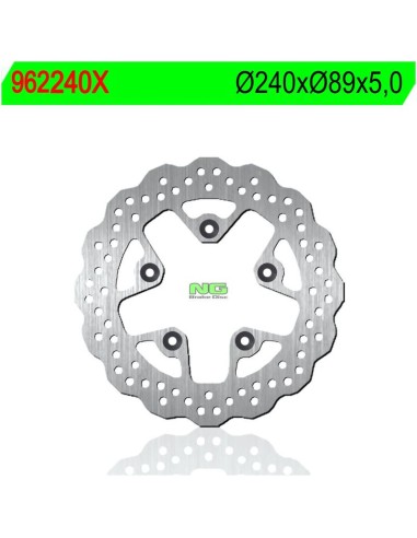 Disco de Freno NG Ondulado 240X Ø240 x Ø89 x 5...