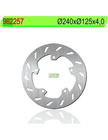 Disco de Freno NG 257 Ø240 x Ø125 x 4 (DIS257)