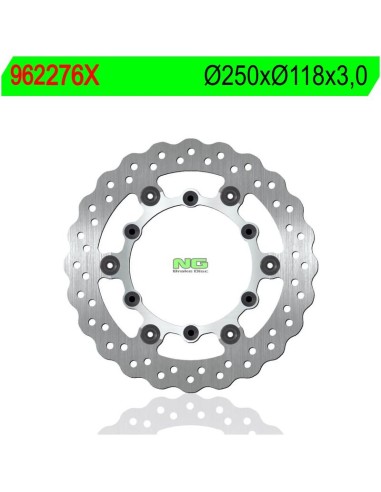 Disco de Freno NG Ondulado 276X Ø250 x Ø118 x 3...