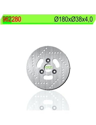 Disco de Freno NG 280 Ø180 x Ø38 x 4 (DIS280)