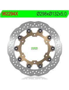 Disco de Freno NG Flotante Ondulado 294X Ø298 x Ø132 x 5...