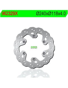 Disco de Freno NG Ondulado 329X Ø240 x Ø118 x 4 (DIS329X)