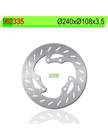 Disco de Freno NG 335 Ø240 x Ø108 x 3.5 (DIS335)
