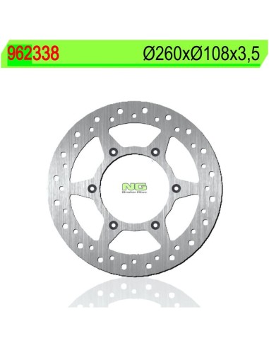 Disco de Freno NG 338 Ø260 x Ø108 x 3.5 (DIS338)