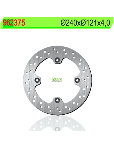 Disco de Freno NG 375 Ø240 x Ø121 x 4 (DIS375)