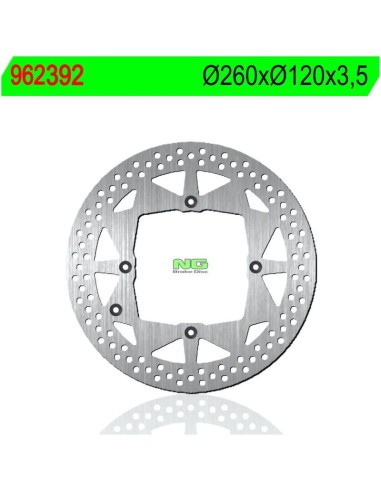 Disco de Freno NG 392 Ø260 x Ø120 x 3.5 (DIS392)