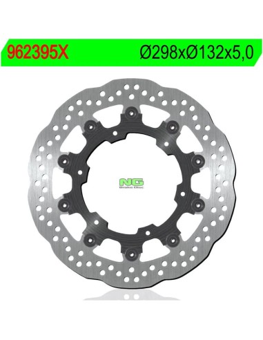 Disco de Freno NG Ondulado 395X Ø298 x Ø132 x 5...
