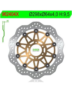 Disco de Freno NG Ondulado 404X Ø298 x Ø64 x 4 (DIS404X)