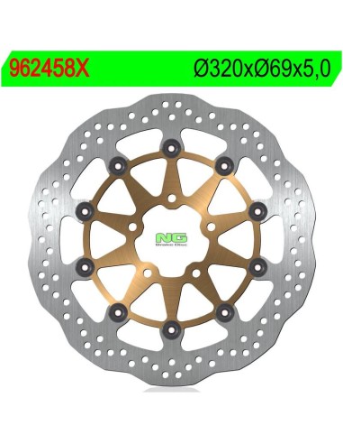 Disco de Freno NG Ondulado 458X Ø320 x Ø69 x 5...