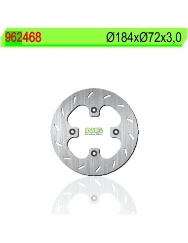 Disco de Freno NG 468 Ø184 x Ø72 x 3 (DIS468)