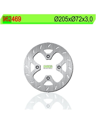 Disco de Freno NG 469 Ø205 x Ø72 x 3 (DIS469)