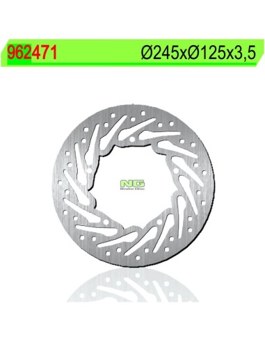 Disco de Freno NG 471 Ø245 x Ø125 x 3.5 (DIS471)