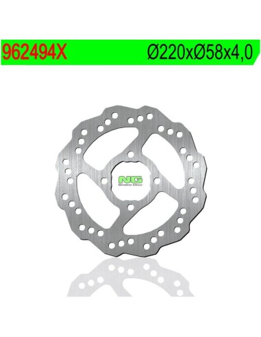 Disco de Freno NG Ondulado 494X Ø220 x Ø58 x 4...