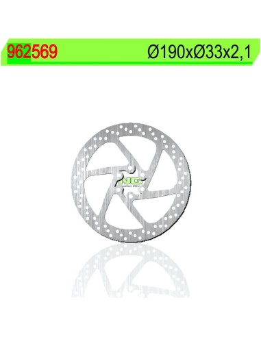 Disco de Freno NG 569 Ø190 x Ø x 2.1 (DIS569)