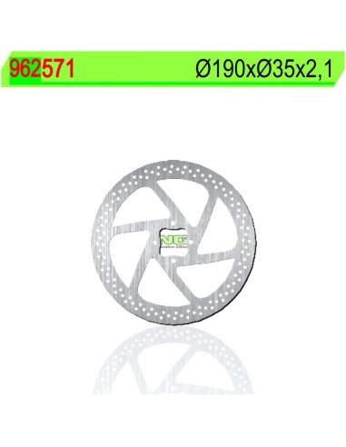 Disco de Freno NG 571 Ø190 x Ø35.2 x 2.1 (DIS571)