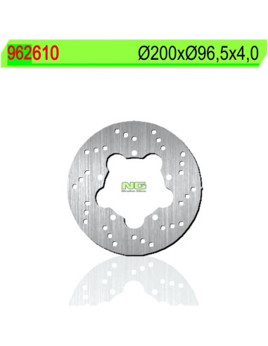 Disco de Freno NG 610 Ø200 x Ø96.5 x 4 (DIS610)