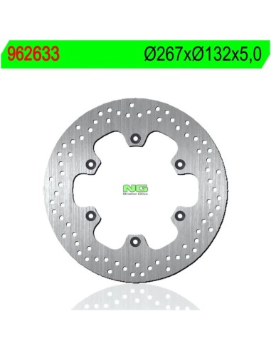 Disco de Freno NG 633 Ø267 x Ø132 x 5 (DIS633)