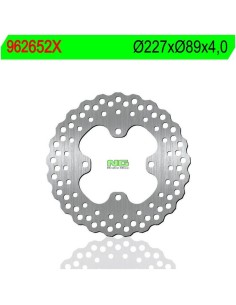 Disco de Freno NG Ondulado 652X Ø227 x Ø89 x 4 (DIS652X)