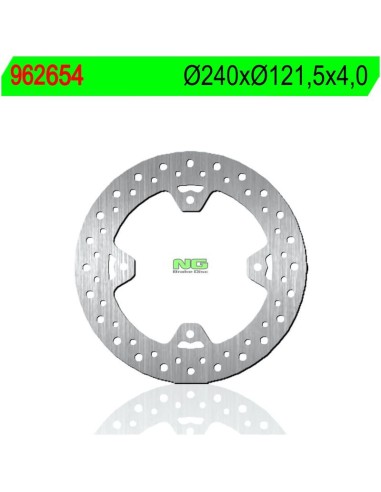 Disco de Freno NG 654 Ø240 x Ø121 x 4 (DIS654)