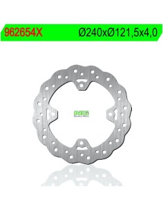 Disco de Freno NG Ondulado 654X Ø240 x Ø121.5 x 4 (DIS654X)