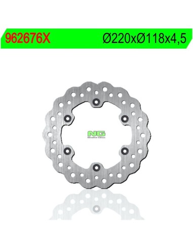 Disco de Freno NG Ondulado 676X Ø220 x Ø118 x...
