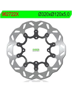 Disco de Freno NG Ondulado 722X Ø320 x Ø120 x 5 (DIS722X)