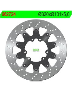 Disco de Freno NG 724 Ø320 x Ø101 x 5 (DIS724)