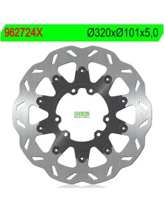 Disco de Freno NG Ondulado 724X Ø320 x Ø101 x 5 (DIS724X)