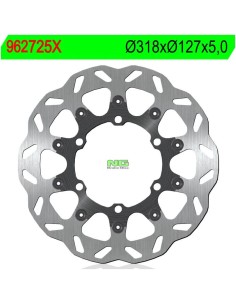 Disco de Freno NG Ondulado 725X Ø320 x Ø127 x 5 (DIS725X)