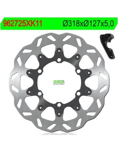Disco de Freno NG Kit Oversize 725XK11 Ø320 x Ø127 x 5...