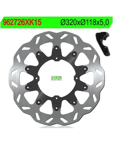 Disco de Freno NG Ondulado 726X Ø320 x Ø118 x 5...